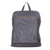 ITALSKÉ Italský batoh a kabelka v jednom Navaro silne šedý