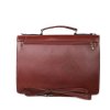 ITALSKÉ Luxusní pánské kožené tašky na rameno Sebastian koniak