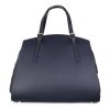 ITALSKÉ Modré dámské kožené kabelky Laurika