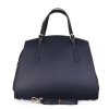 ITALSKÉ Modré dámské kožené kabelky Laurika