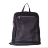 ITALSKÉ Modrý kožený batoh a kabelka 2v1 Navaro