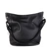 ITALSKÉ Kožené kabelky přes rameno Italské Morena černé