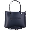 Kožená kabelka Marita 29328 modrá