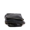 ITALSKÉ Italský kožený batoh a kabelka v jednom černý Navaro