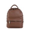 ITALSKÉ Kožený trendový batoh Italský hnědý Sara