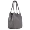 WOJEWODZIC Luxusní značkové kožené kabelky 31215/GS23  Esmeralda šedé