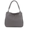 WOJEWODZIC Luxusní značkové kožené kabelky 31215/GS23  Esmeralda šedé