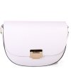 Dámské bíle kožené crossbody kabelky Miriam