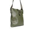 kabelky z pravé kuze hermina zelená 4