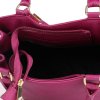 italské dámske koženné kabelky birkinas ružová 5