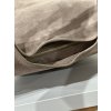 Dámské semišové kožené kabelky Afordita 907241  taupe