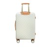 Kvalitní značkové kufry střední Puccini ABS8023B 6A  krémový