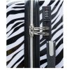 Kvalitní cestovní kufr Beverly Hills Puccini 45 l ABS8015C 10 zebra