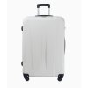 Kvalitní velký cestovní kufr L Paris ABS803A  0 bíly 116l Puccini