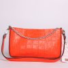 Dámské oranžové kožené kabelky ACV80013233003 Rinascimento