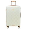 Kvalitní cestovní kufr  Saint Tropez L ABS8023A 6A krémový