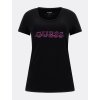 Dámské triko s nápisem černé Guess 8W3RI61J1314-JBLK (Velikost L)