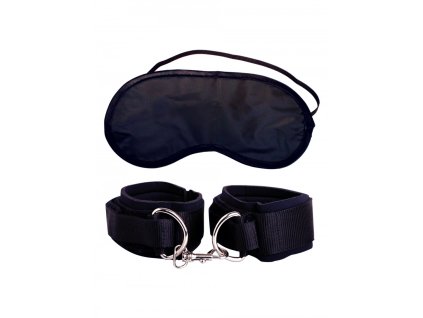 Pouta na ruce s maskou na obličej