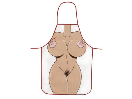 Látková zástěra - tělo žena