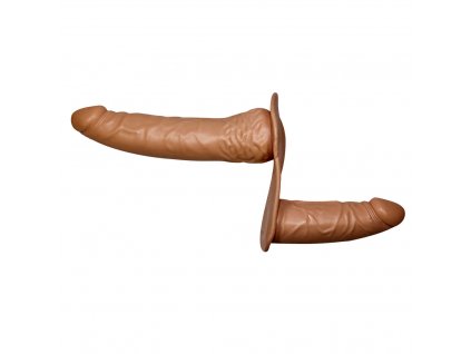 Dvojitý připínací penis Double Dong Strap-On