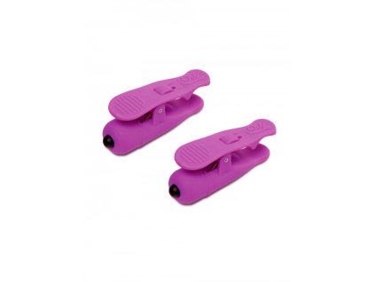 Ff Wireless Vibr Nipple Clamps Purp