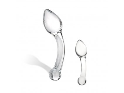 Glas - Pure Indulgence Glass Anal Slider Skleněné dildo