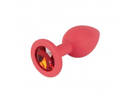 Anální kolíček Colorful Joy Jewel Red Plug sm