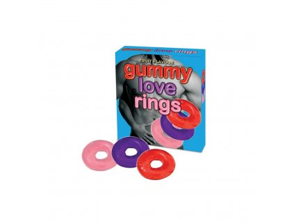 Jedlý kroužek Gummy Love Rings