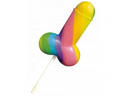 Lízátko ve tvaru penisu Rainbow Cock Pops