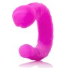 Růžové oboustranné dildo Double Dong AC/DC Dong
