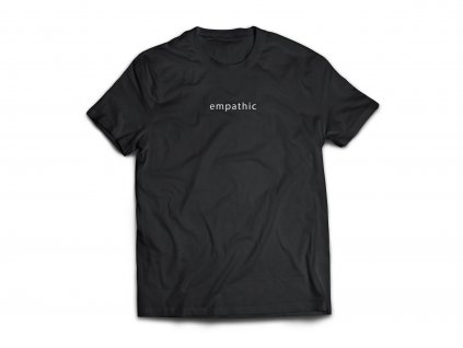black logo tee