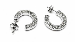 Oblíbené kulaté náušnice se šatonky Swarovski po stranách 💎💎💎 #bizuterie#swarovski#nausnice#earrings#stone