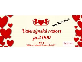 Valentýnský dárkový poukaz 2 000 Kč