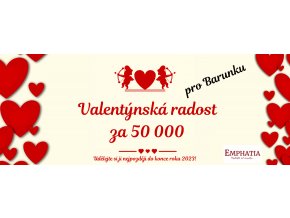 Valentýnský dárkový poukaz 50 000 Kč