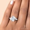 Royal Fashion stříbrný rhodiovaný prsten Klid v duši s drahokamem Moonstonem a drahokamy topazy GU-DR21589R-SILVER-MOONSTONE-TOPAZ (Velikost 10 (EU: 61-63))