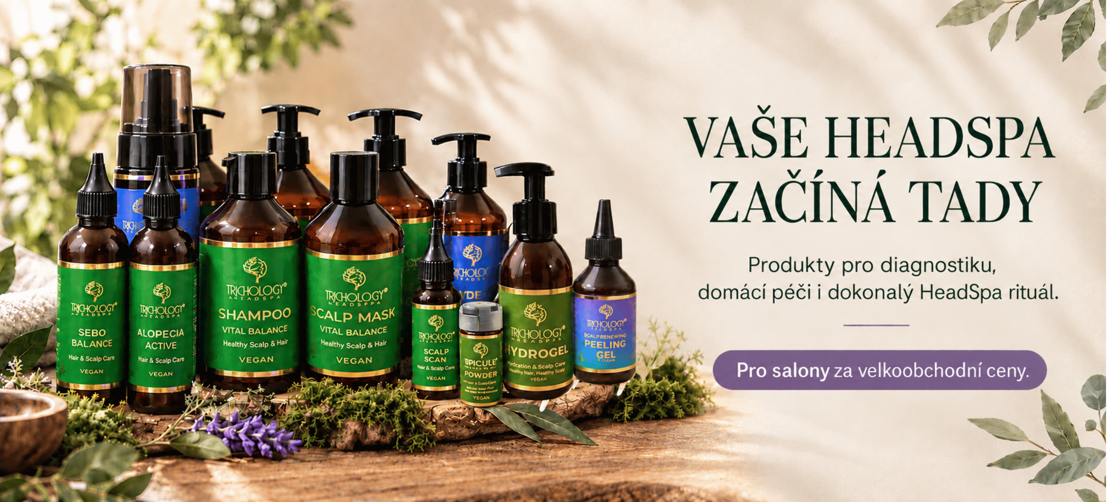 VAŠE HEADSPA ZAČÍNÁ TADY