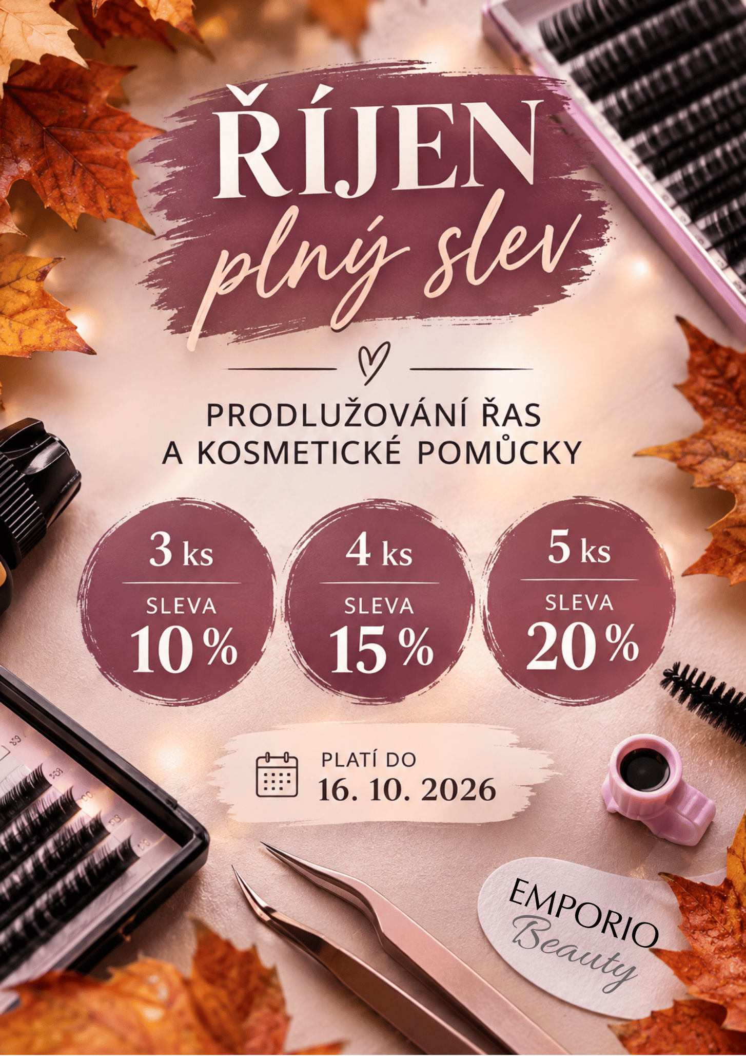 Říjen plný slev