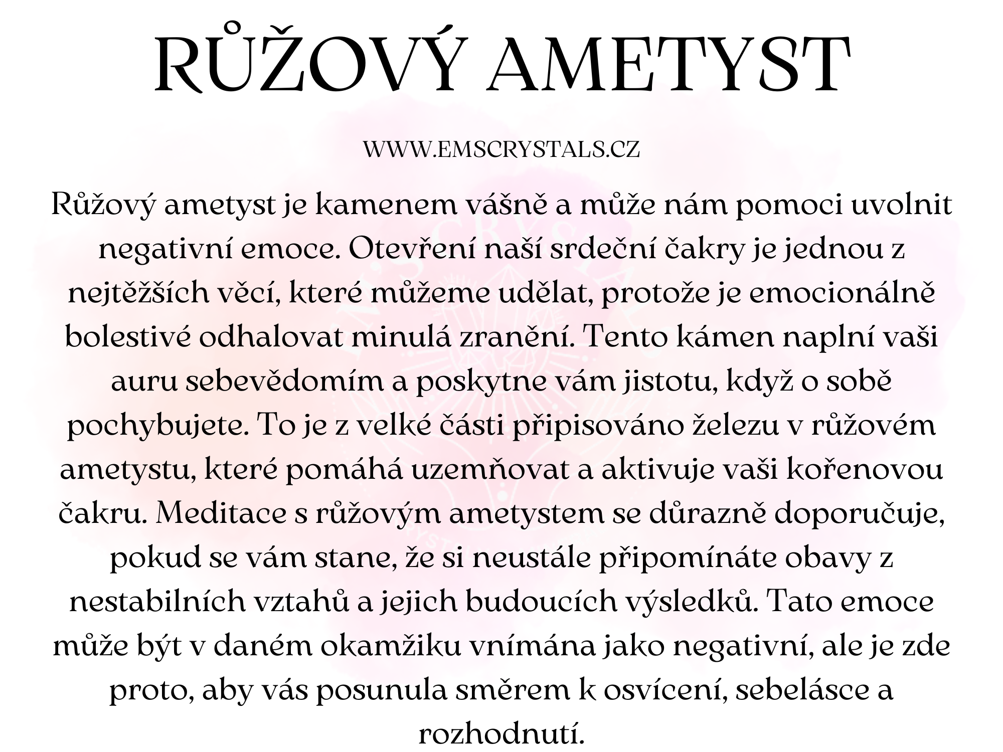 RUZOVY AMETYST