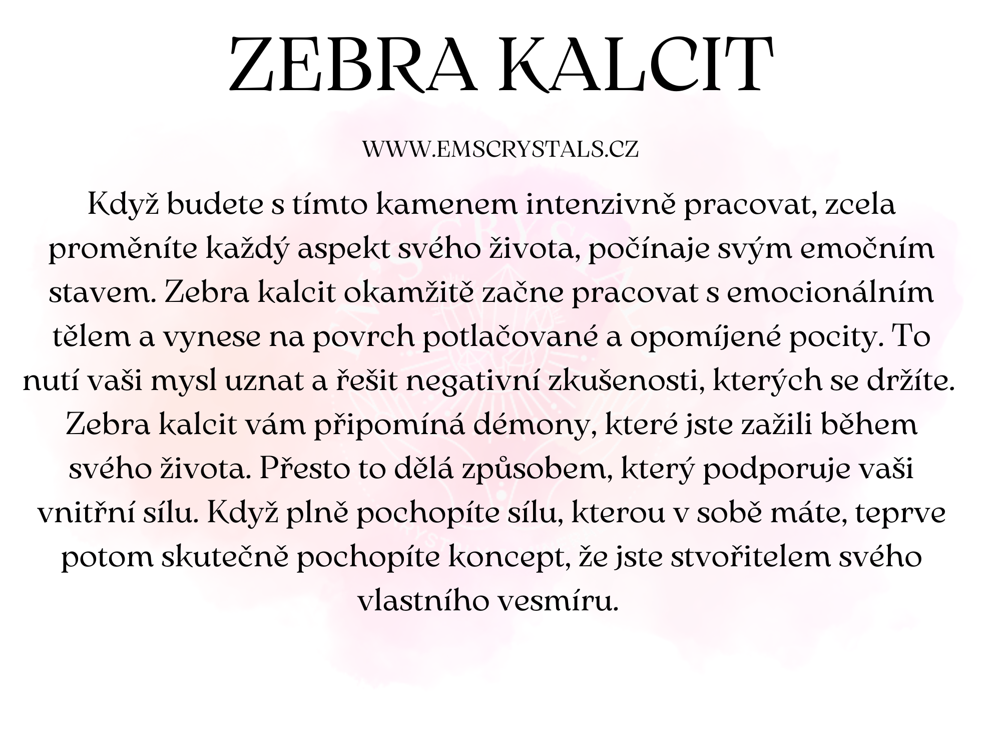 zebra kalcit