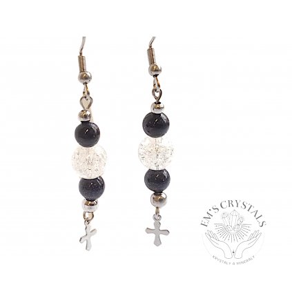 BLUE AVENTURINE earrings PROTECTOR stainless steel