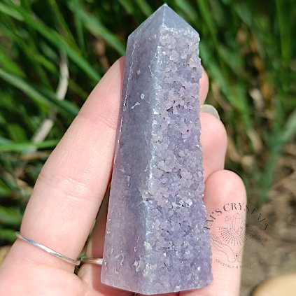 ACHÁT HROZNOVÝ obelisk polosurový č.5 53,9g