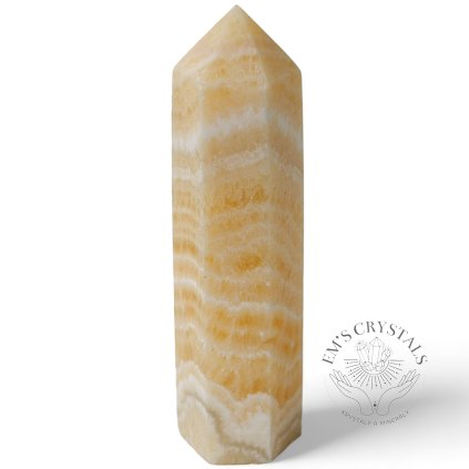 KALCIT ORANŽOVÝ obelisk č.8 72,5g