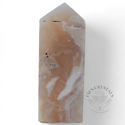 ACHÁT KVĚTINOVÝ obelisk č.13 75,2g