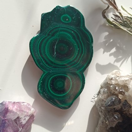 MALACHIT leštěný plátek malý č.1 30,1g