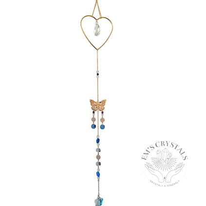 LAPAČ SLUNCE  růženín a lapis lazuli
