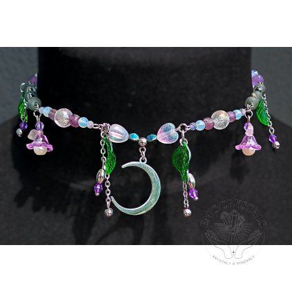 NÁHRDELNÍK "Amethyst Grove" Chirurgická ocel - ametyst