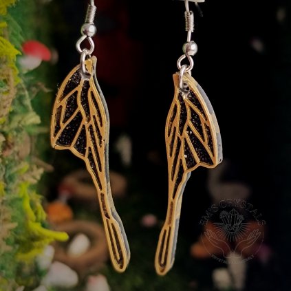 Náušnice Butterfly wings - chirurgická ocel