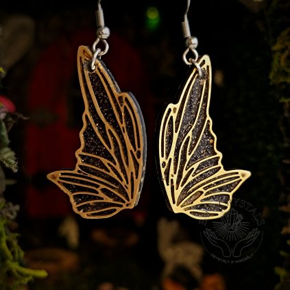 Náušnice Butterfly wings - chirurgická ocel