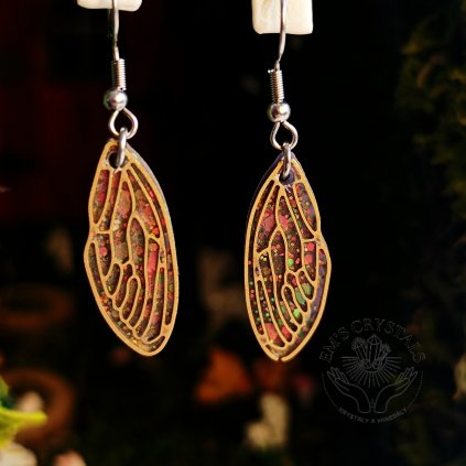 Náušnice Butterfly wings - chirurgická ocel