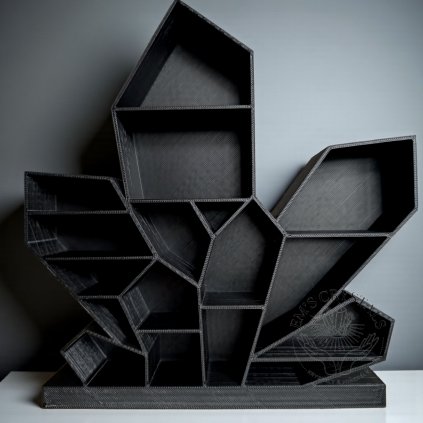 Výstavní polička na minerály - Krystal